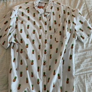 Pineapple Hawaiian shirt.